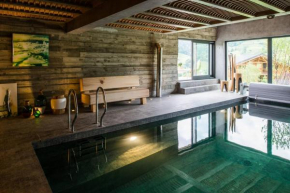 Luxueux chalet 4 chambres avec piscine et hammam